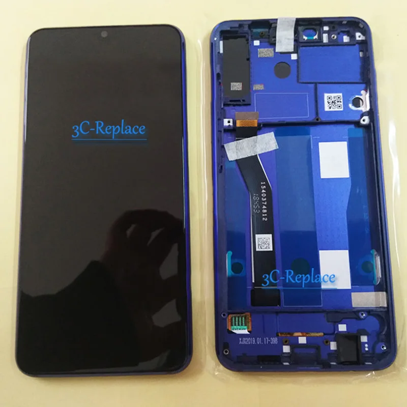 

Original Black 6.3 inch For Lenovo Z5s L78071 LCD DIsplay + Touch Screen Digitizer Assembly Replacement parts With Frame