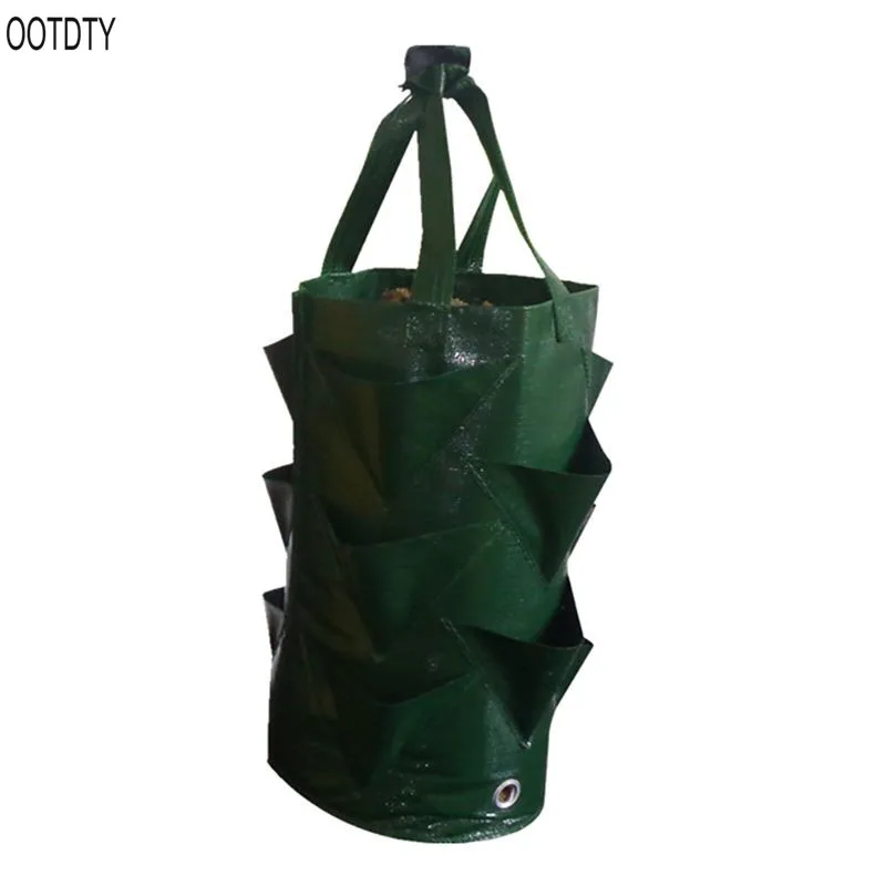 3 галлона, сумка для посадки клубники, садовый лист, воздушная сумка для посадки растений, защита окружающей среды, дышащие аксессуары для дома, садоводства