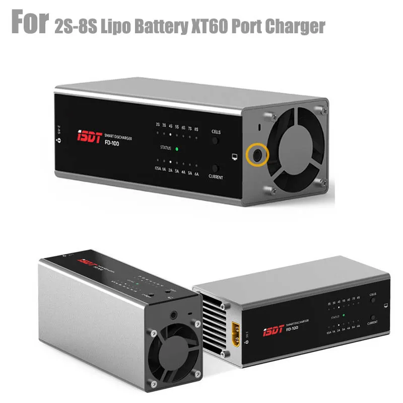 

100% Original ISDT FD-100 80 W 6A Smart Control dischargeur pour 2 S-8 S Lipo batterie pour RC modèles utilisateur chargeur