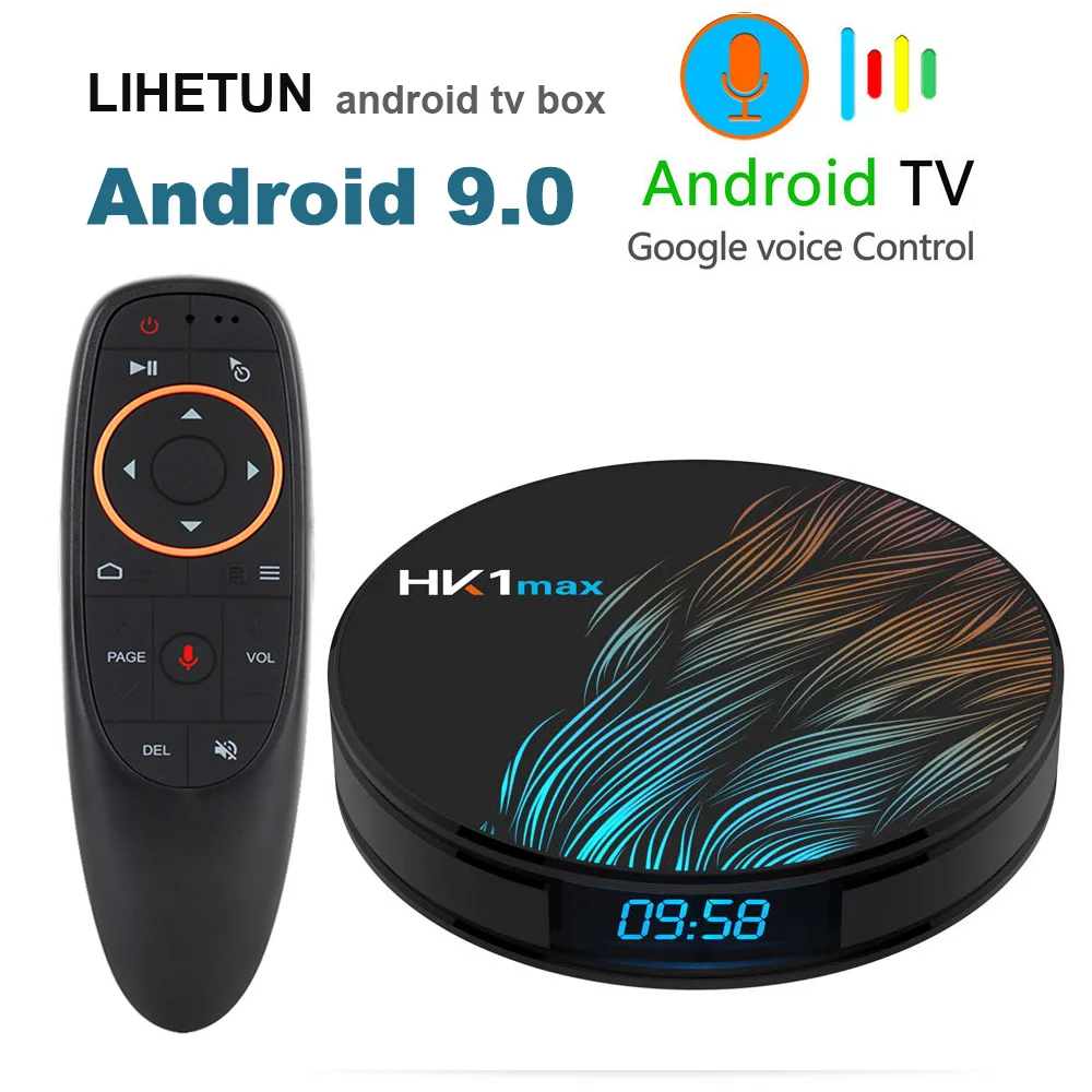 

HK1 Max Android 9.0 Smart TV BOX Rockchip RK3328 QuadCore 4GB RAM 32GB 64GB ROM 2.4G5GHz Wifi USB3.0 4K Media Player Set top box