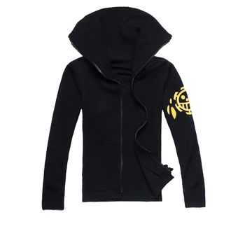 

Anime Cosplay Costumes Trafalgar Law Second Generations Turtle Neck Hoodies Cotton Daily Coat Halloween Cosplay Costumes