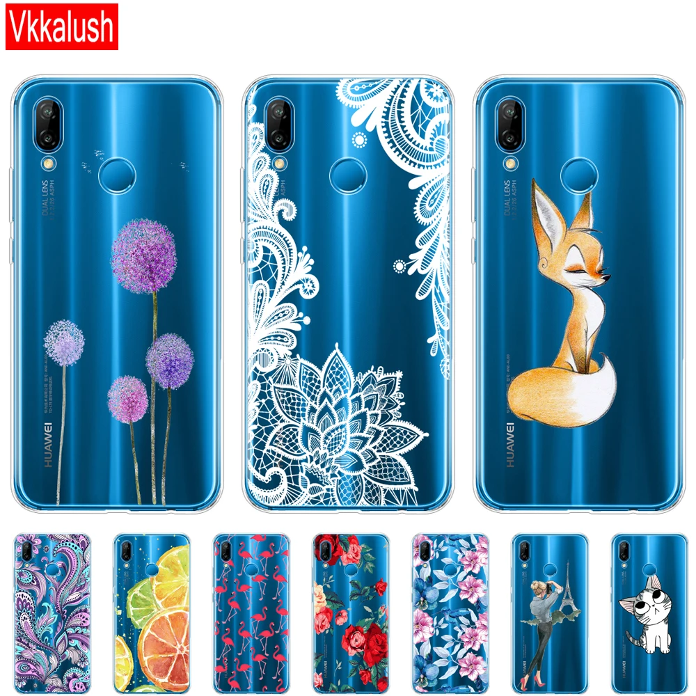 

Silicon Case For Huawei P20 Lite 5.84" Huawei P20 Pro Soft Phone Shell Case For HUAWEI P 20 Back Cover Protective Back Cover