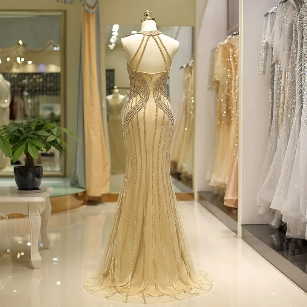 Shiny Rhinestone Evening Dresses mermaid sexy tulle women Formal Party Homecoming Dresses Dress luxury prom gown vestido Shiny Rhinestone Evening Dresses mermaid sexy tulle women Formal Party Homecoming Dresses Dress luxury prom gown vestido