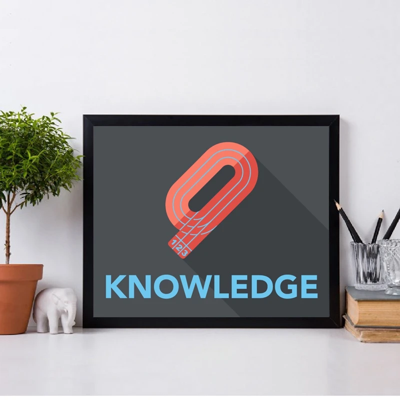 School poster knowledge prints
