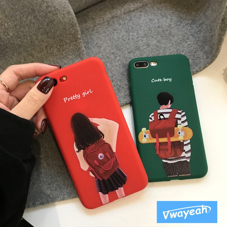 Lovers Student Pretty Girl Cute Boy Case (6)