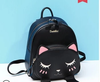 

Princess sweet lolita bag Spring and autumn college wind bag cute cat backpack Korean version Joker travel bag women DML099