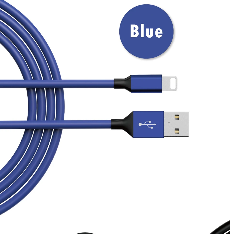 NOHON USB Cable Charging Cable For iPhone X XS MAX XR 8 7 5s 6 6S Plus For ipad Mini 1 2 3 4 TPE Data Sync Lighting Charger Line (12)