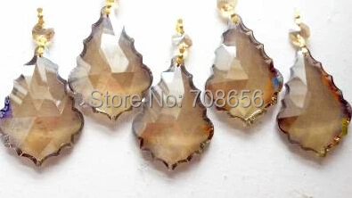 Канделябра с кристаллами 4 шт. 76 мм призма шампанского французская резка листовые