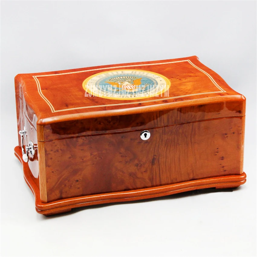 New High-quality Cigar Humidor Case Wooden Box Large Capacity Humidification Storage Cabinet Hot Selling | Дом и сад