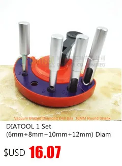 Diatool Dia35mm вакуумной пайки diamond core bits с круглым хвостовиком, сухой или влажной бурения биты Бесплатная доставка-