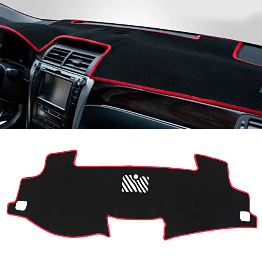 

Car Dash Cover Dashboard Mat Dashmat Sun Shade Non-slip Pad Polyester Fit for Toyota Camry 2012 2013 2014 2015 Car Accessories