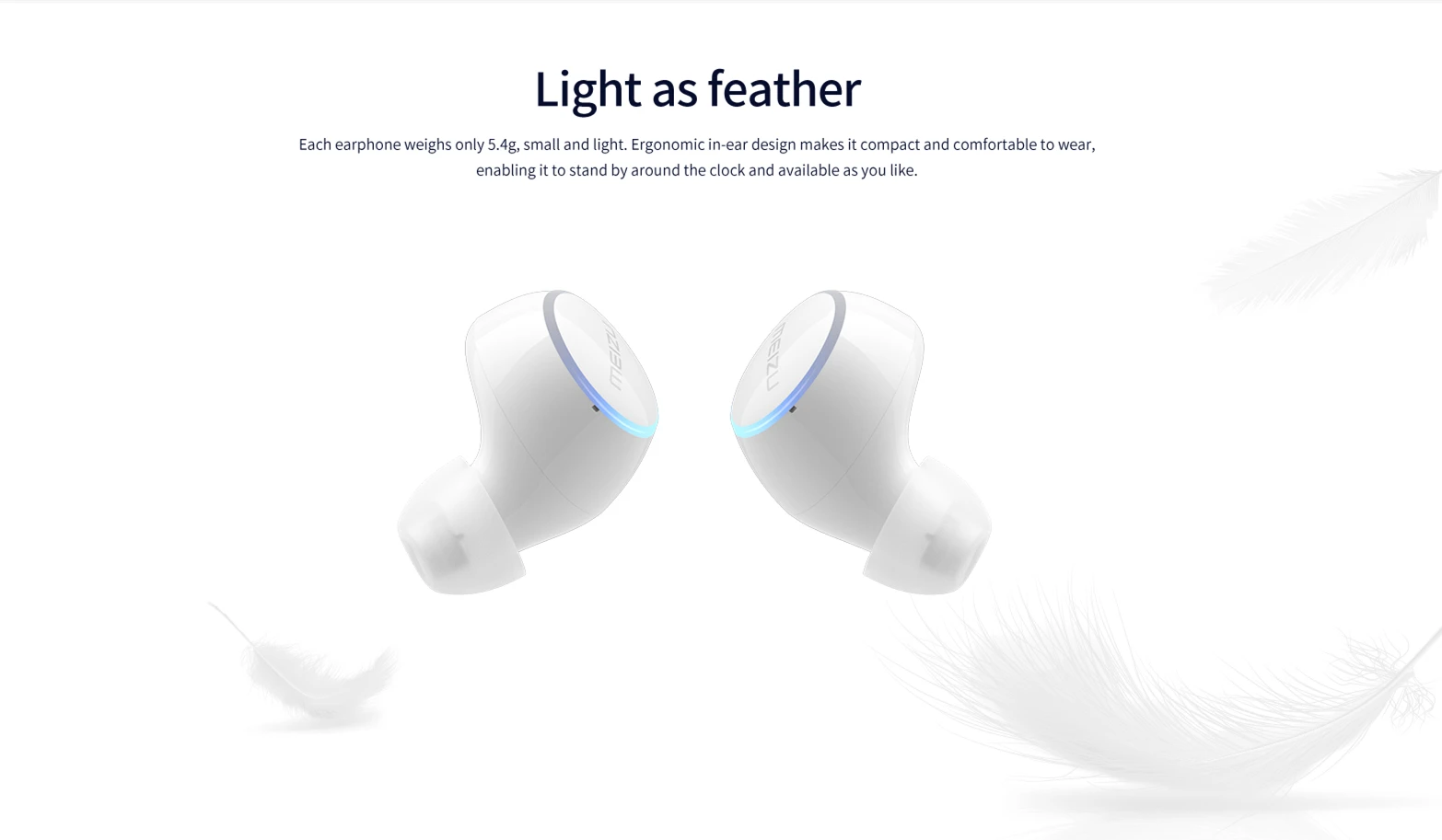 Original Meizu POP 2 Wireless Earbuds