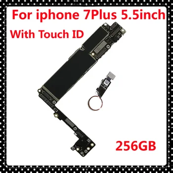 

256gb Clean iCloud IOS System For iphone 7Plus 7 Plus Mainboard original motherboard with / without Touch ID unlock Logic board