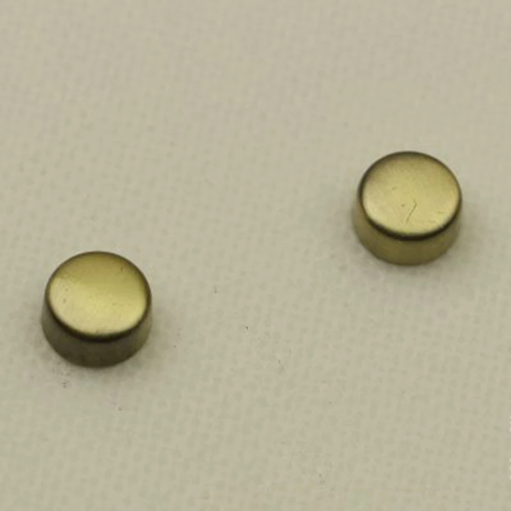 10Pcs 1cm Bag Bottom Stud Rivet Screw Cloth Shoe Bag Hardware Belt DIY Round Metal Replacement Bag Accessories Gold Silver Black