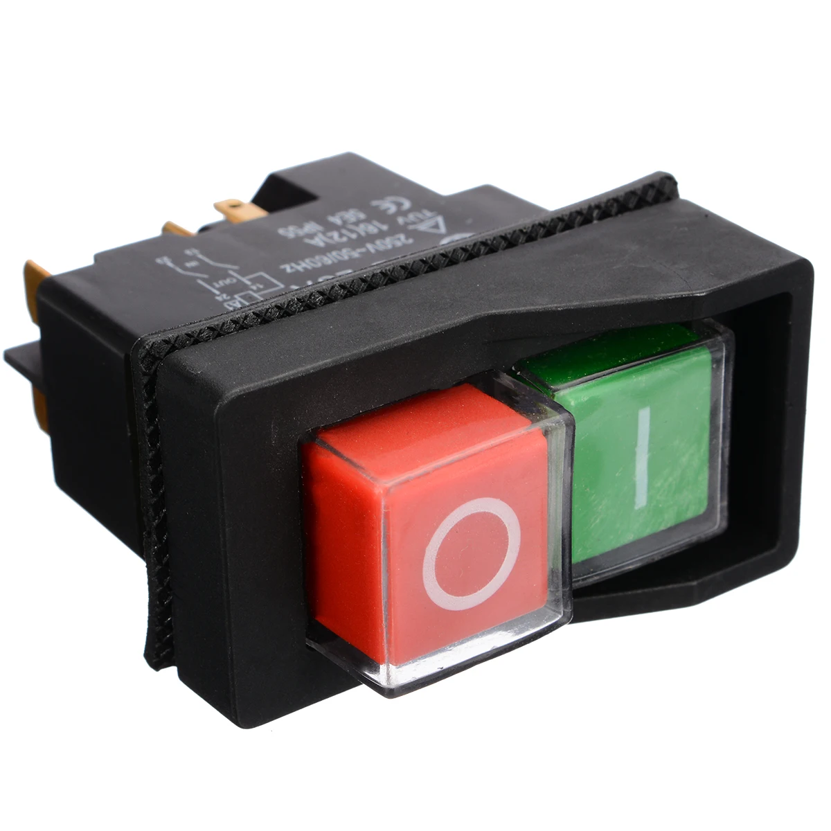 240V Electric On Off Switch 5-pin Socket For Minimix 140 150 Cement Concrete Mixers Replacement Electrical Red Green Switch