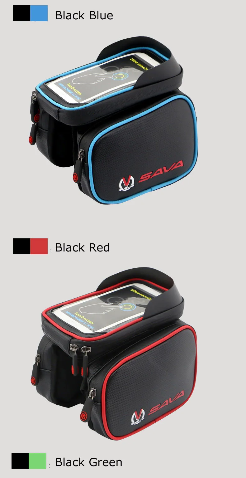 Perfect Front Bicycle Bag Waterproof Cycling Bike Bag Frame bag Cycling Phone bicycle phone  frame bags front frame pannier 1