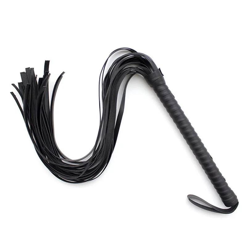 Erotic Spanking Tools - Sex Toys For Adults Black PU Leather BDSM Whip Fetish ...