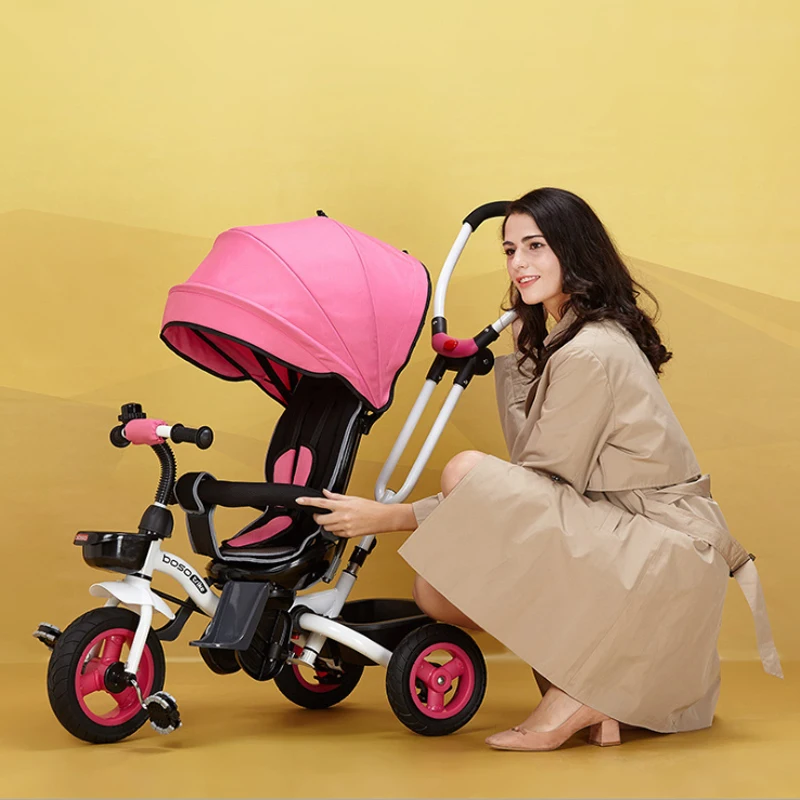 Коляска детская коляска для перевозки детский трехколесный велосипед детская коляска Регулируемая трехколесная коляска для младенцев