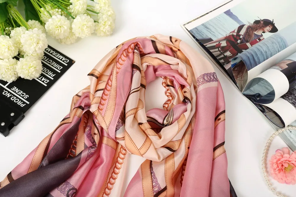 180*90 см Horse сеть шелковый платок шарф 2017 Испания Элитный бренд парео Пляж банданы Обёрточная бумага Шарфы для женщин пончо оголовье хиджаб