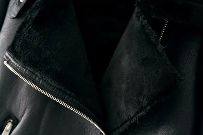 LUNDUNSHIJIA, Новое поступление, зимняя теплая Женская мотоциклетная куртка, женская меховая Толстая версия, плюс бархатная куртка, 4 цвета