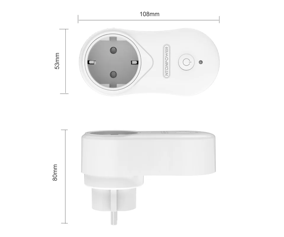 NTONPOWER S2 Smart Wifi Socket EU Plug (16)