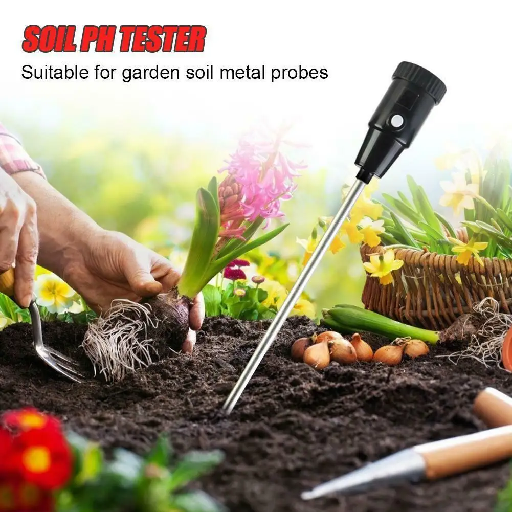 

TPFOCUS Moisture Humidity Meter PH Tester for Garden Soil Metal Probe Hygrometer Indoor