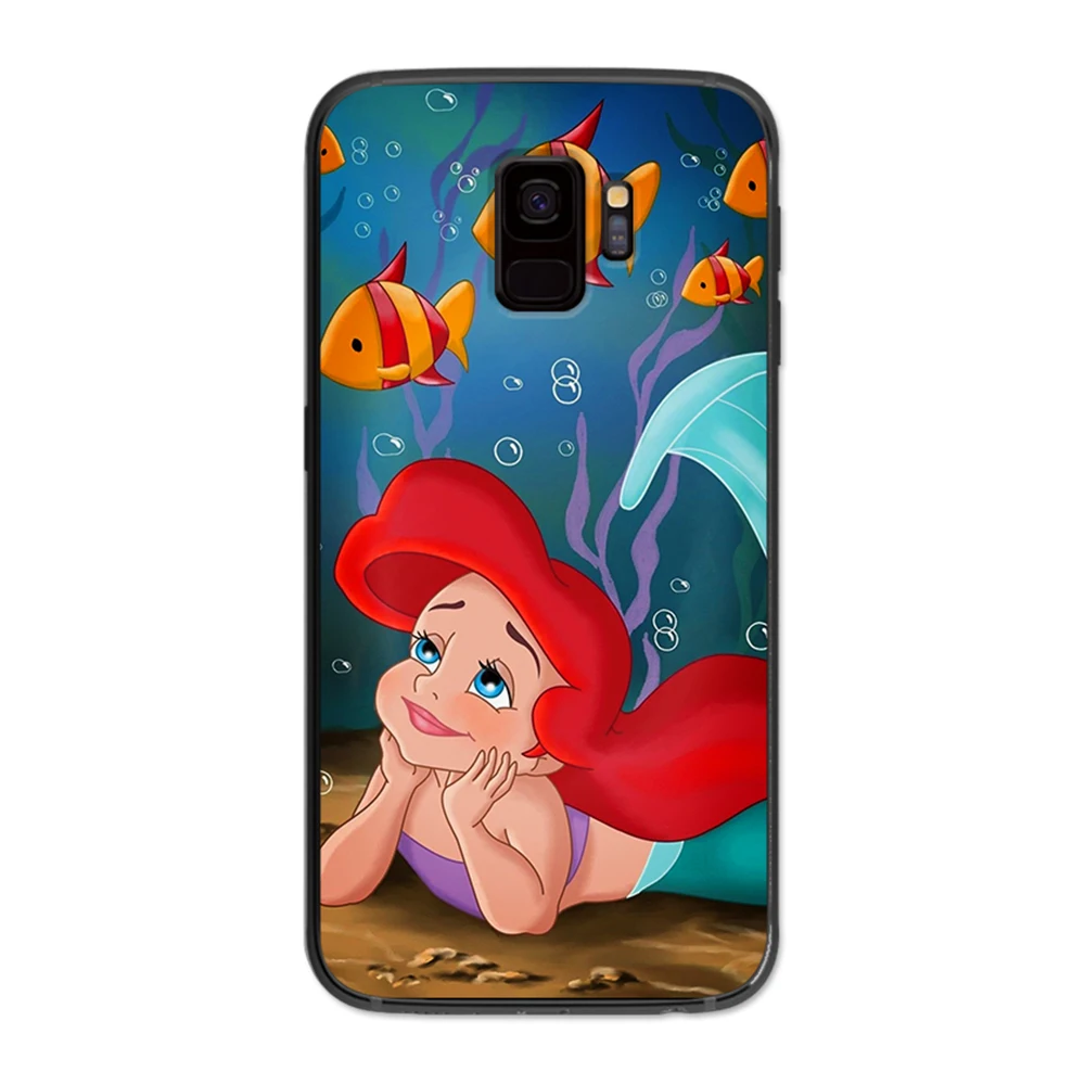 Мягкий чехол с рисунком Русалочки для Samsung Galaxy S6 S7 S8 S9 S10e Plus Note 8 9|Чехлы-накладки| |