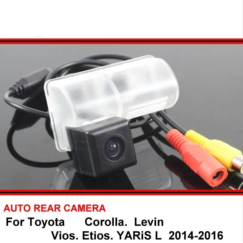 Для Toyota Corolla levin Vios Etios YARiS L Автомобильная резервная широкоугольная HD CCD камера заднего вида для парковки ночного видения