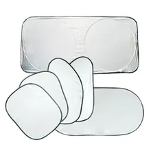 Автомобильные аксессуары для автомобиля, навес от солнца для окон автомобиля лобового стекла козырек от солнца для лобового стекла, защита от УФ лучей, на автомобильное стекло, пленка 6 шт./компл