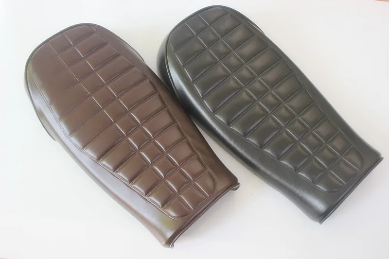 

2 Kind Colour Choose Racer Seat Hump Mash Cafe Retro Locomotive Cushion Saddle Black Brown Motorcycle Cafe Seat Racer Seat
