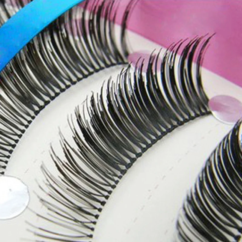 10pairs False Eyelashes Individual Tapered Eyelash Lashes Makeup Stage Makeup Natural Thick Eyelashes Extension Cilios Posticos