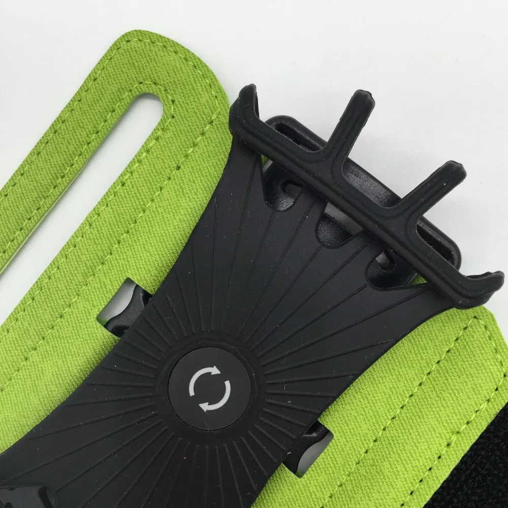 VNSTRIP универсальная спортивная нарукавная повязка сумка Эластичный Силиконовый чехол на запястье для телефона от 3 до 6,5 дюймов вращающаяся на 180 градусов сумка для тренировок для бега Brassard