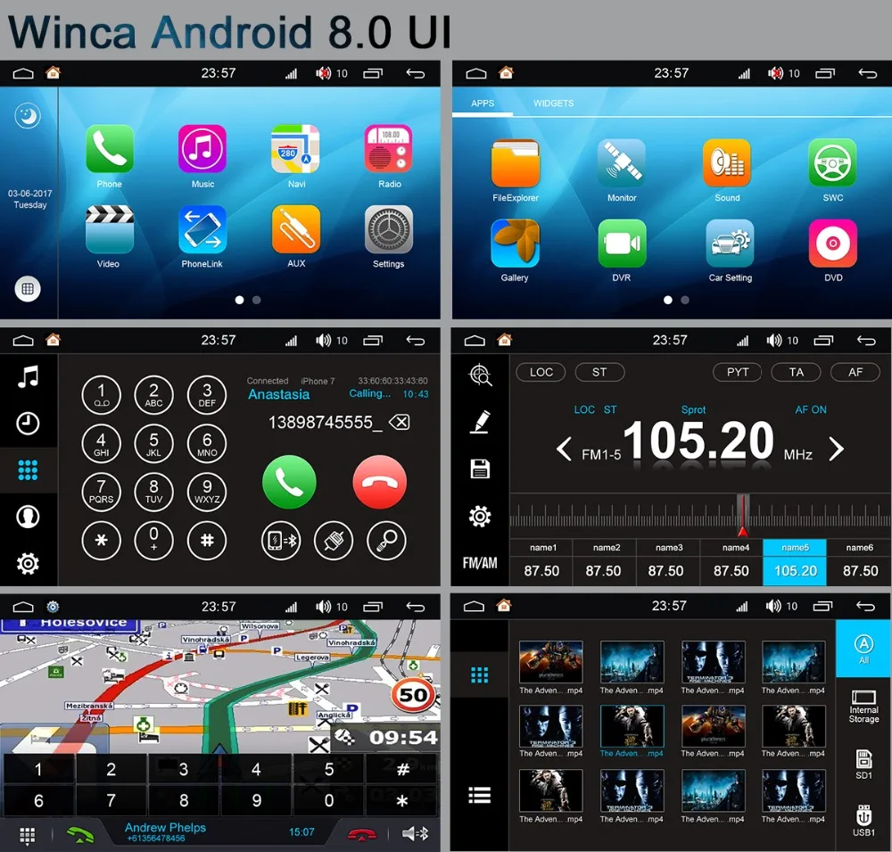 winca 8.0 UI