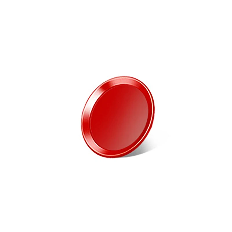 Наклейка на кнопку «домой», сенсорная защита ID для IPhone 5S, 5, Se, 4, 6 S, 6s, 7 Plus, 8, 5SE, чехол, роскошный алюминиевый чехол для телефона - Цвет: Red
