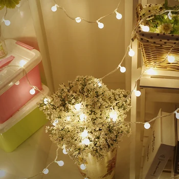

1pc Christmas Lights 1.5M 10 LEDs AA Power IP44 Outdoor Multicolor LED String Lights Holiday Wedding Party Decoration Luces LED