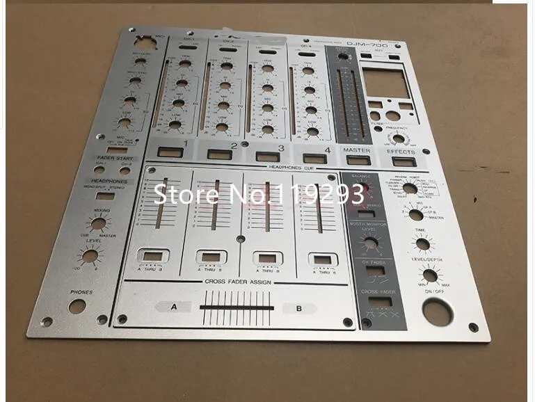 

[BELLA]Original sliver DJM700 DJM-700 mixer fader black iron panel vertical cutting panel, big board,small board, clipboard