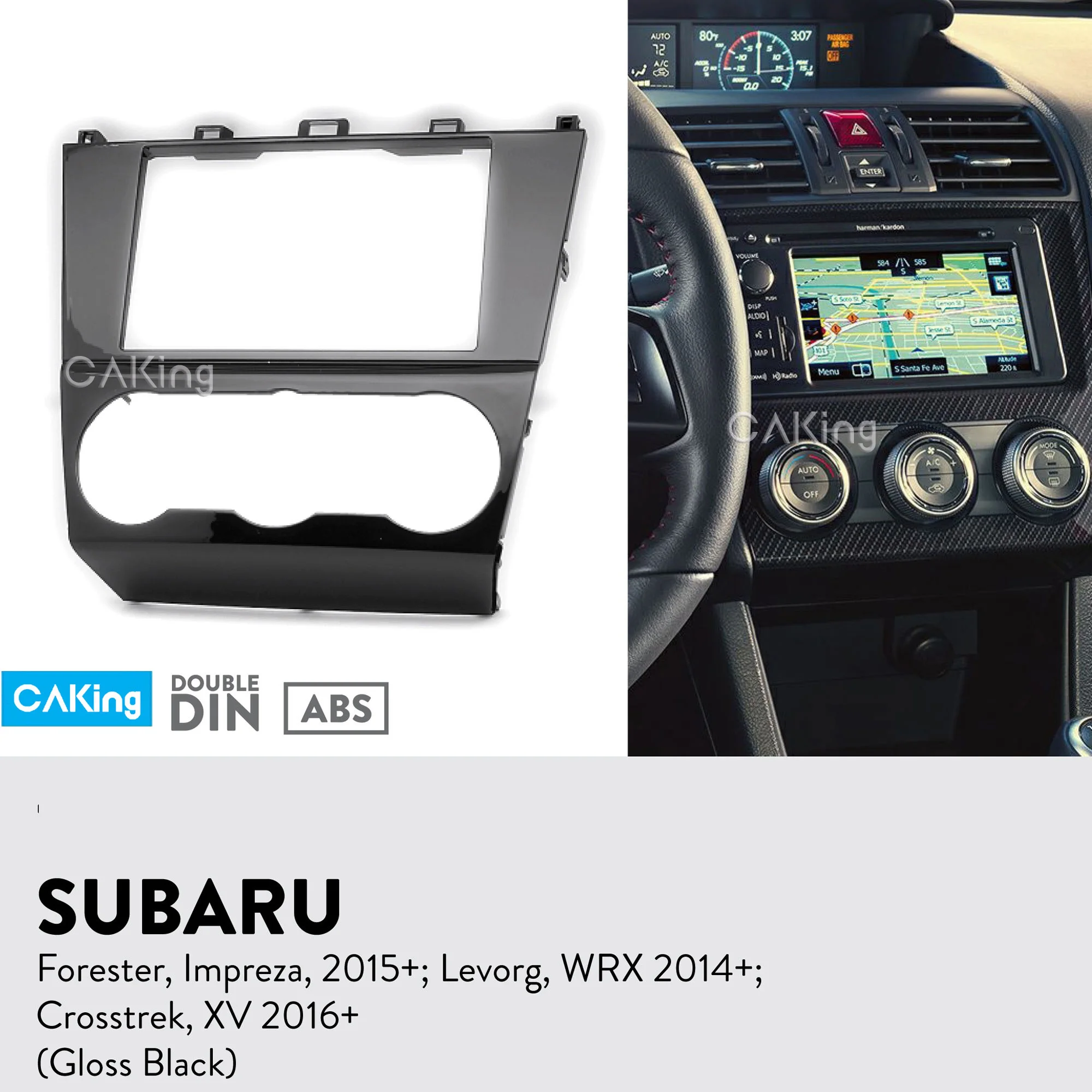 Радио панель для SUBARU Forester, Impreza,+; Levorg, WRX+; Crosstrek, XV+ Dash установка комплект ободок лицевой отделки