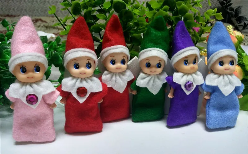 

2018 Newest DHL Christmas baby elf boy & Girl 300pcs/400pcs/500pcs Shelf elf baby Kids Christmas New Year Tradition Gift