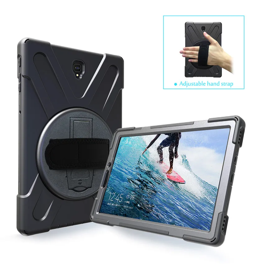 Противоударный Броня дети T830 чехол для Samsung Galaxy Tab S4 10,5 SM-T830 T835 T837 tablet Stand Обложка + Ремешок шейный ремень + Flim