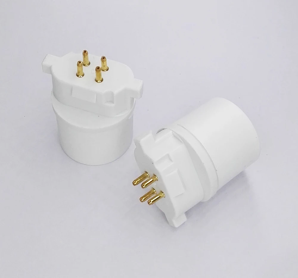 2 шт. GX10Q к E26 светильник розетка адаптер 4Pin CFL E26/E27 лампа база преобразователь