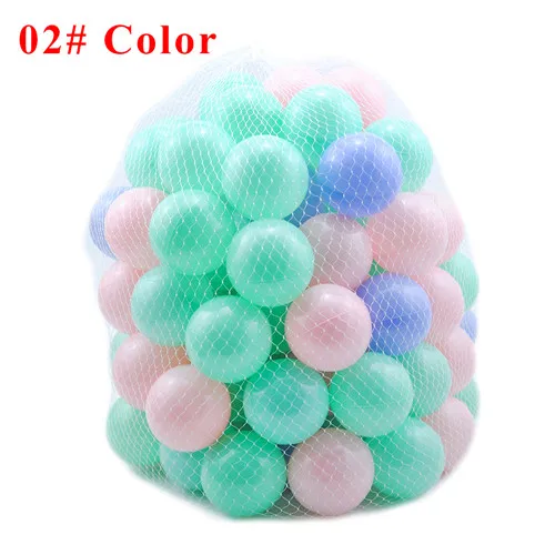 100pc Ocean Ball 02 Игровая палатка, детский бассейн, типи, палатка для детей, розовый, голубой, детская палатка, игровой домик, 100 шт./лот, Океанский шар, игрушка, палатки, легкая няня - Цвет: 100pc Ocean Ball 02