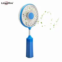 Гибкая Портативный вентилятор Ручной Бадминтон ракетки мини вентилятор встроенный Батарея Перезаряжаемые вентилятор USB для Офис и на открытом воздухе