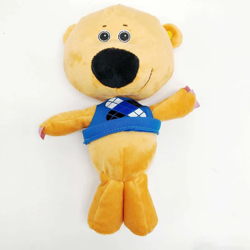 3pcs/Lot Russian Cartoon Plush Toy Bear Keychain For Children Birthday Gifts Anime Mimi Mishki Stuffed Doll 15cm