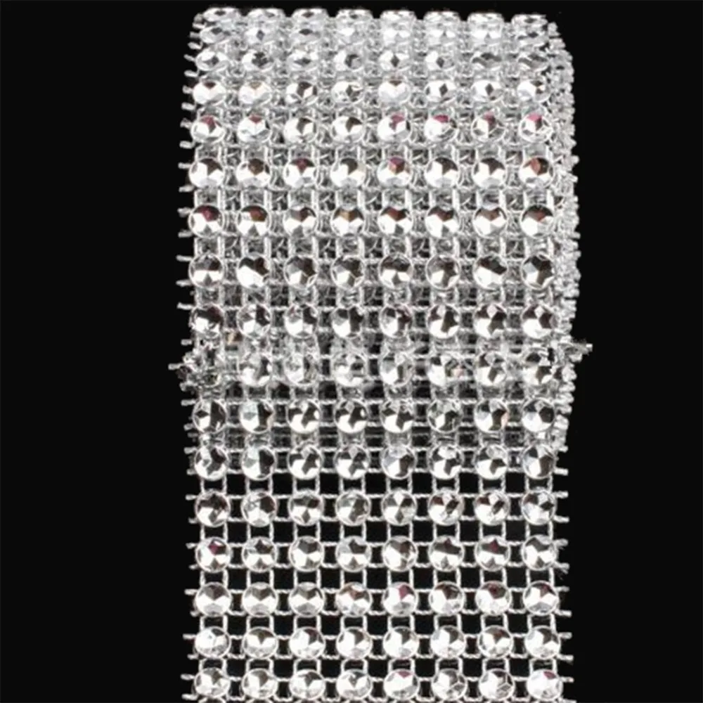 10 ярдов/рулон 1,55 дюймов алмазные ленты отделка Bling Торт букет обертка DIY Гирлянда Свадебные украшения вечерние принадлежности