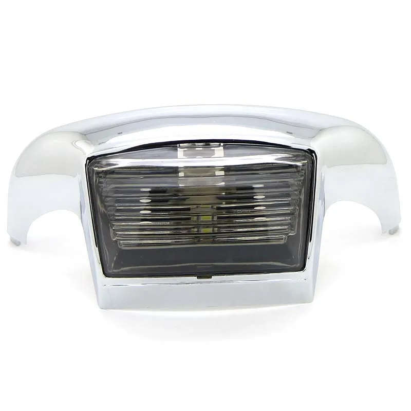 

Smoke Motorcycle ABS Front Mudguard Trim Fender Tip LED Light For Harley Davidson Electra Street Glide Touring