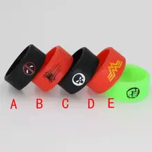 2 шт силиконовой ленты Резиновые Нескользящие кольца Vape для электронной сигареты 20-25 мм атомайзер механическая защита моды RDA RTA RBA Sub Tank