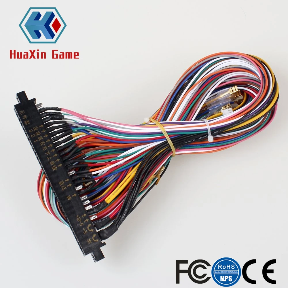 Arcade JAMMA 56 Pin Interface Cabinet Wire Wiring Harness PCB Cable For