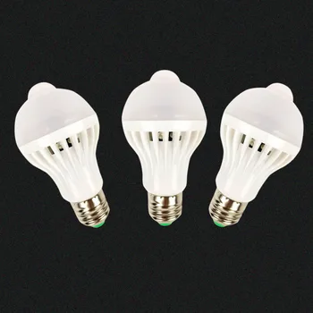 

1pc E27 LED Lamp Bulb PIR Motion Sensor Light 220V 5W 7W 9W Auto Smart PIR Infrared Body Lamp With The Motion Sensor Lights