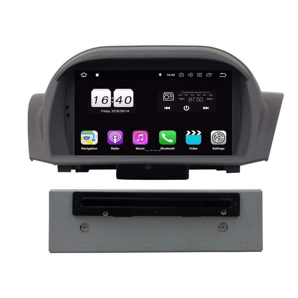 Flash Deal 1024*600 Android 8.1 Car Radio DVD GPS Multimedia Head Unit for Ford Fiesta 2011-2016 With 2GB RAM Bluetooth 4G WIFI Mirror-link 1