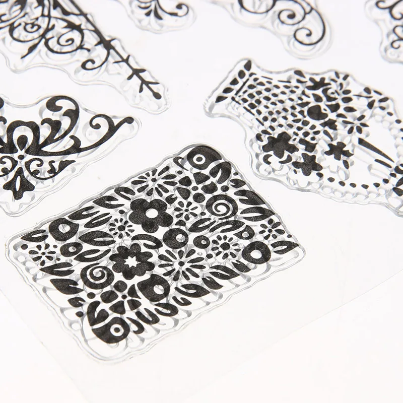 18 видов стилей прозрачные штампы для скрапбукинга DIY печать карты ручной работы украшение для открыток бабочка цветок силиконовый штамп